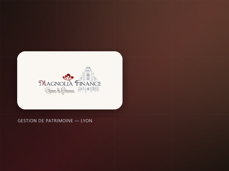 Magnolia Finance, site vitrine cabinet de gestion de patrimoine